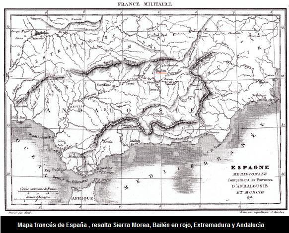 MAPA FRANCES DE ESPAÑA